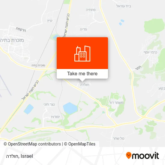 Карта חולדה