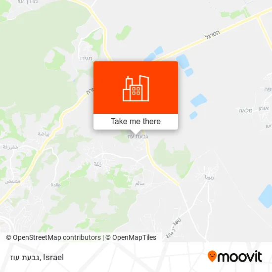 Карта גבעת עוז