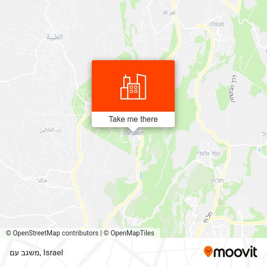 משגב עם map