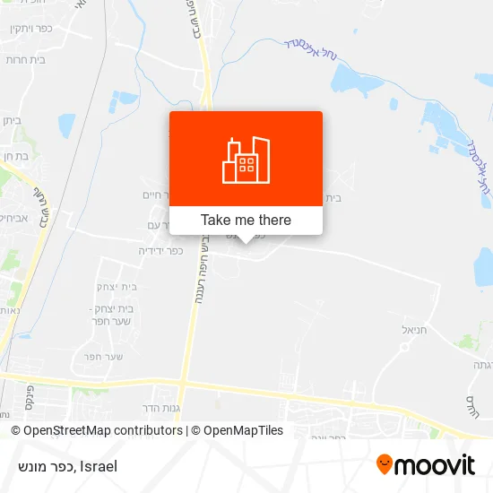 Карта כפר מונש