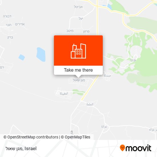 Карта מגן שאול