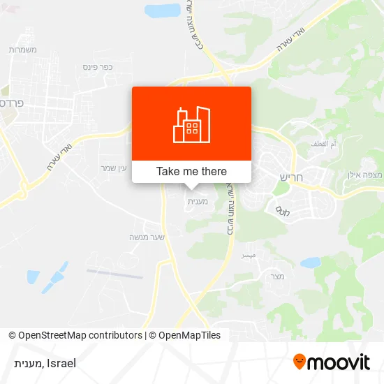 מענית map