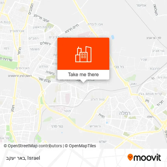 Карта באר יעקב