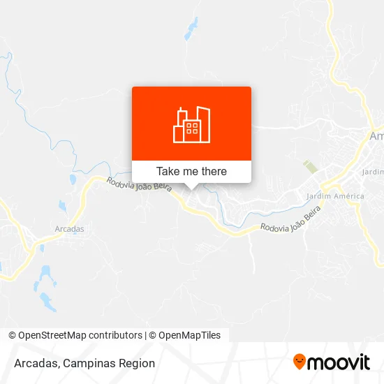 Arcadas map