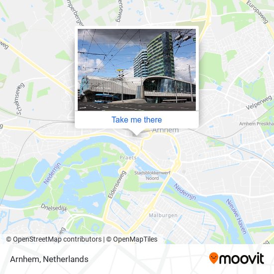 Arnhem map