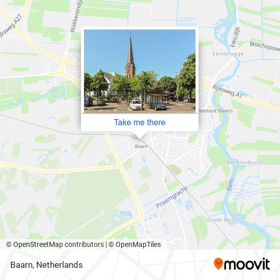 Baarn map