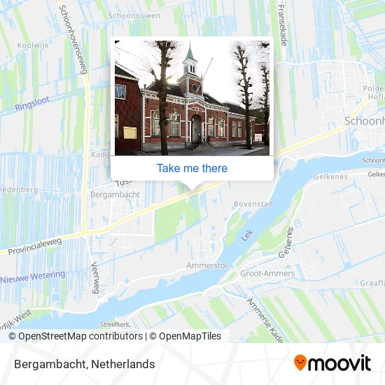 Bergambacht map