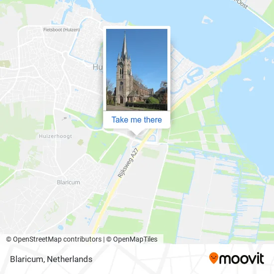 Blaricum map