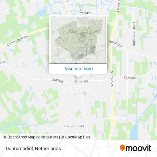 Dantumadiel map