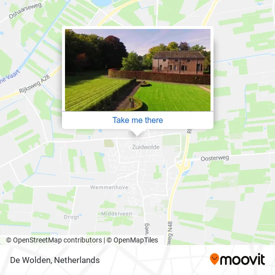 De Wolden map