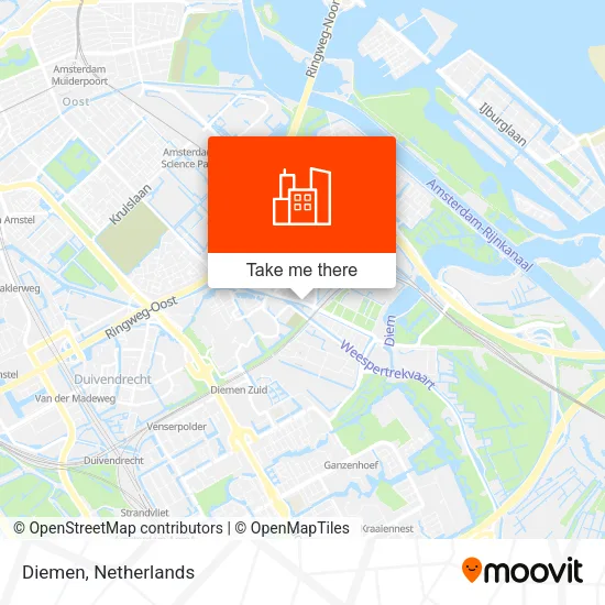 Diemen map