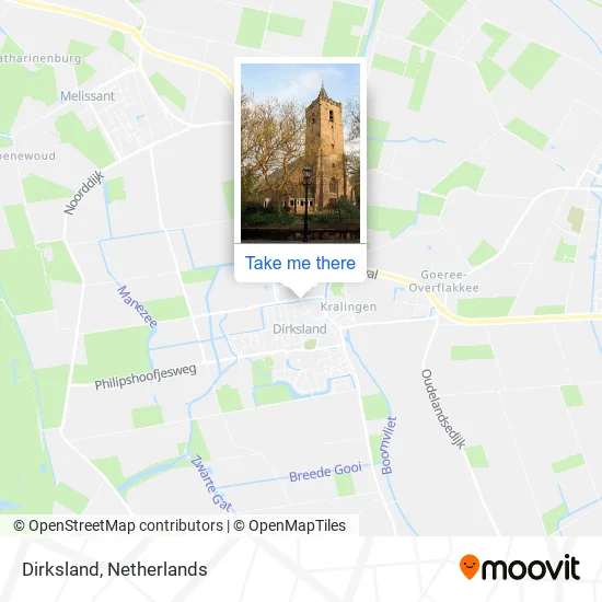 Dirksland map
