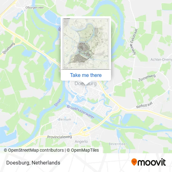 Doesburg map