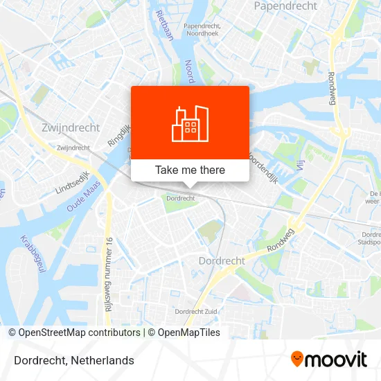 Dordrecht map