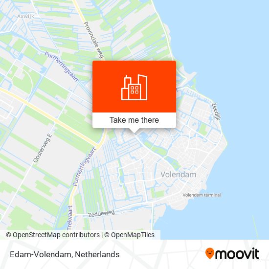 Edam-Volendam Karte