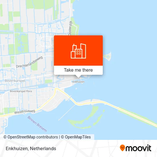 Enkhuizen map