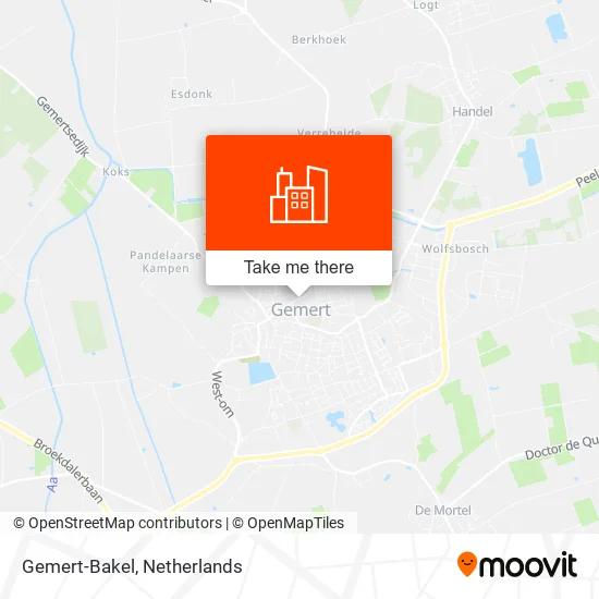 Gemert-Bakel map
