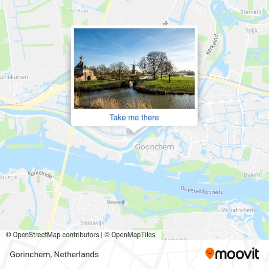 Gorinchem map