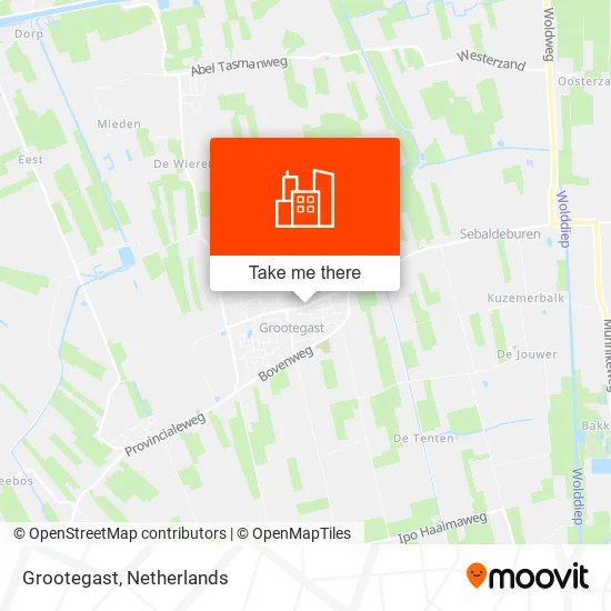 Grootegast map