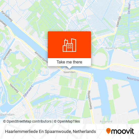 Haarlemmerliede En Spaarnwoude map