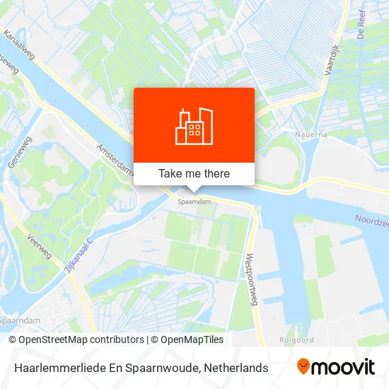 Haarlemmerliede En Spaarnwoude map