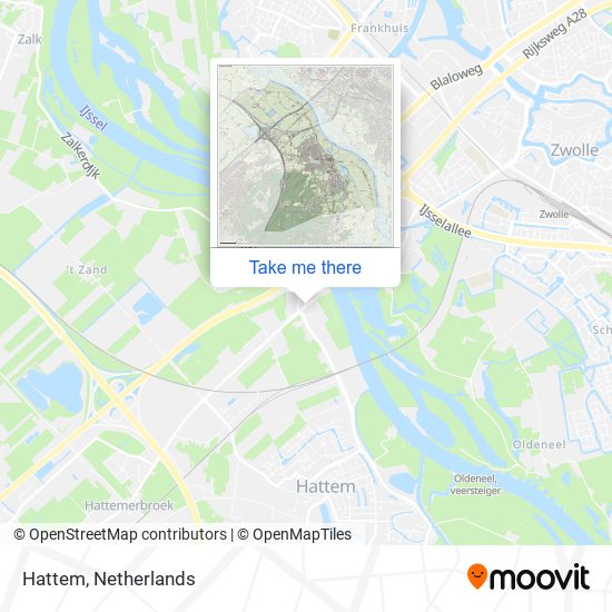 Hattem map