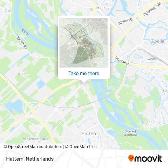 Hattem map
