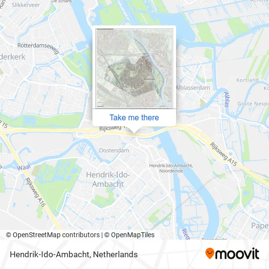 Hendrik-Ido-Ambacht map
