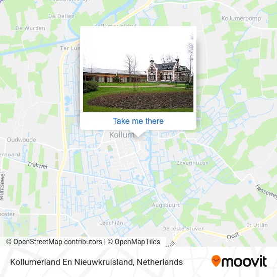 Kollumerland En Nieuwkruisland map