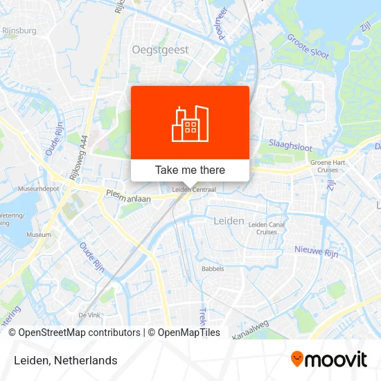 Leiden map