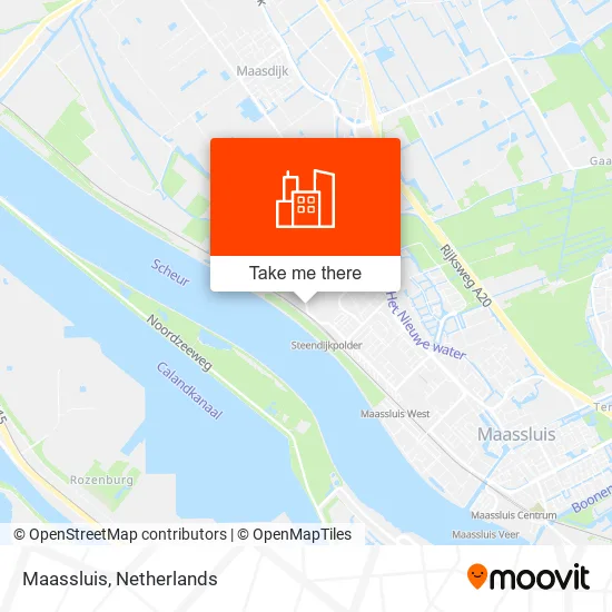 Maassluis map