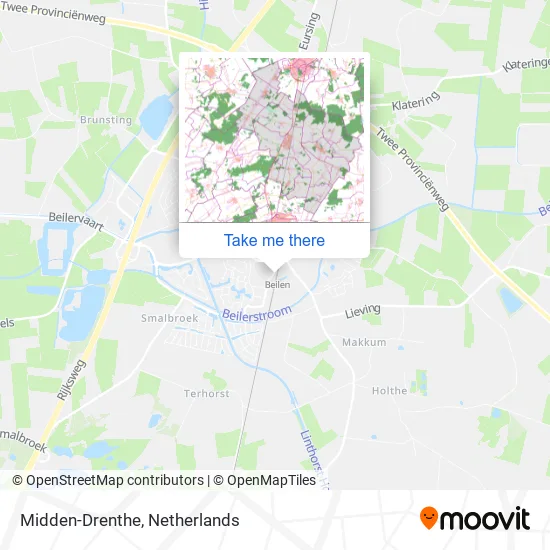 Midden-Drenthe map