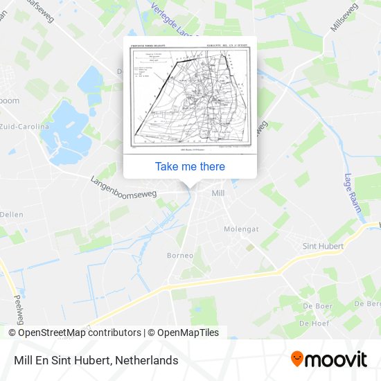 Mill En Sint Hubert map