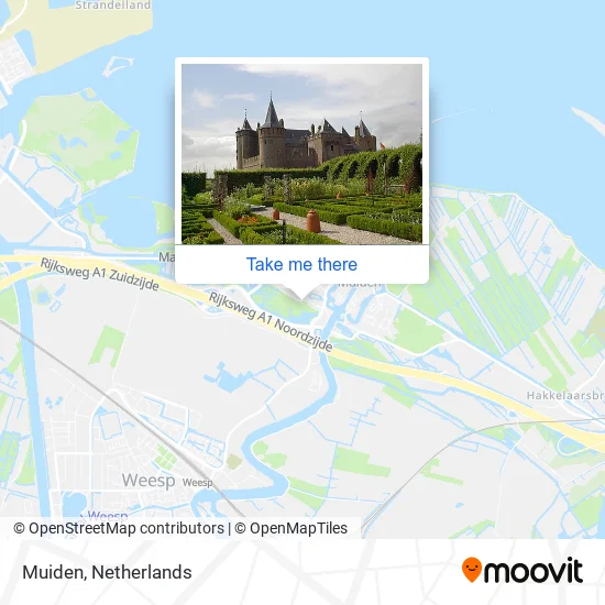 Muiden map