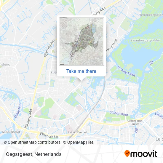 Oegstgeest map