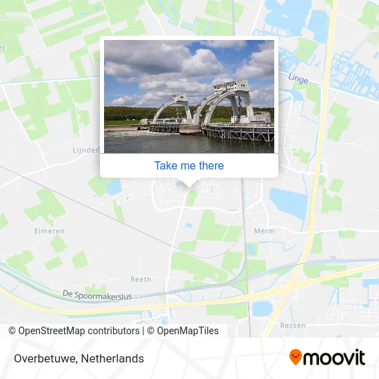 Overbetuwe map