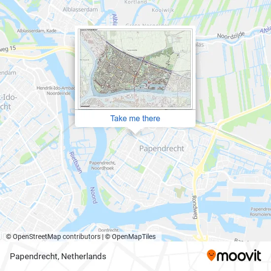 Papendrecht map