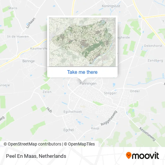 Peel En Maas map