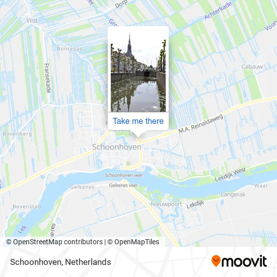 Schoonhoven map