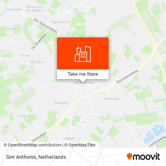 Sint Anthonis map