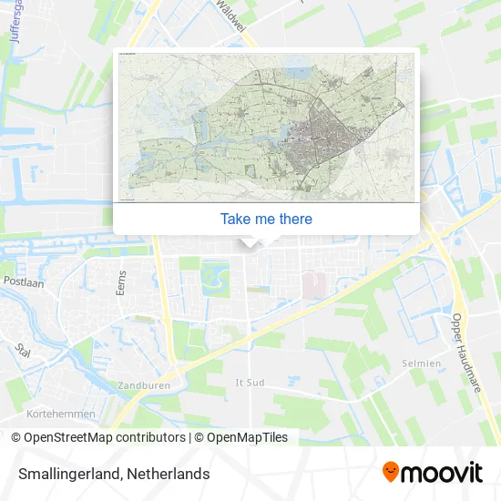 Smallingerland map