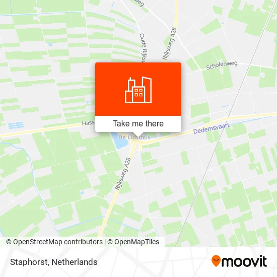 Staphorst map