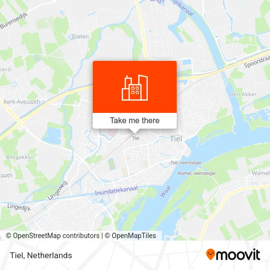 Tiel map