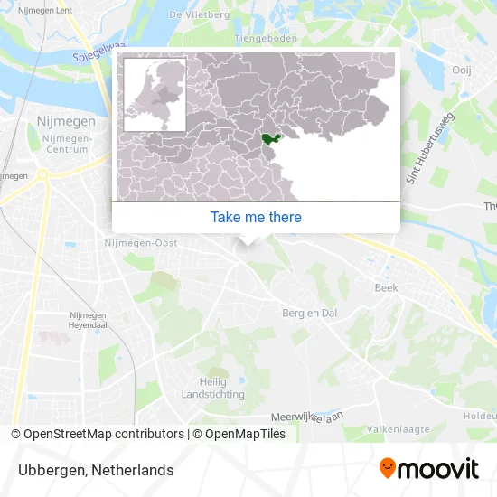 Ubbergen map