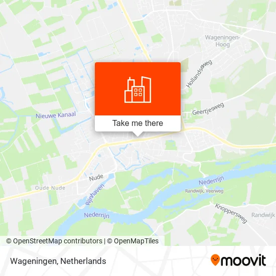 Wageningen map
