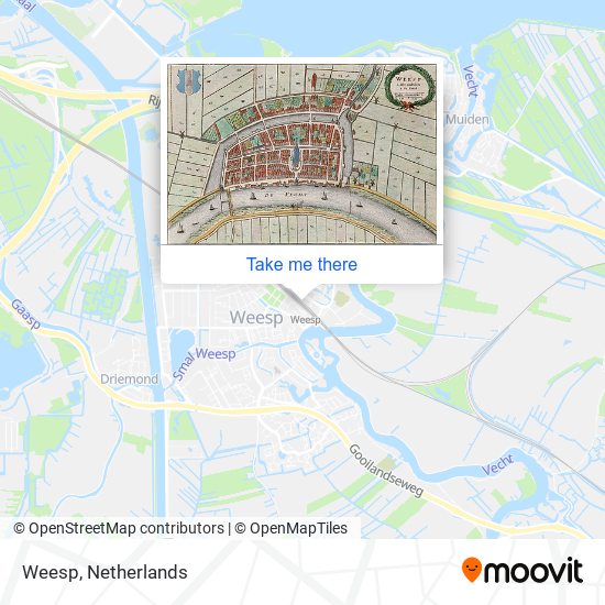 Weesp map