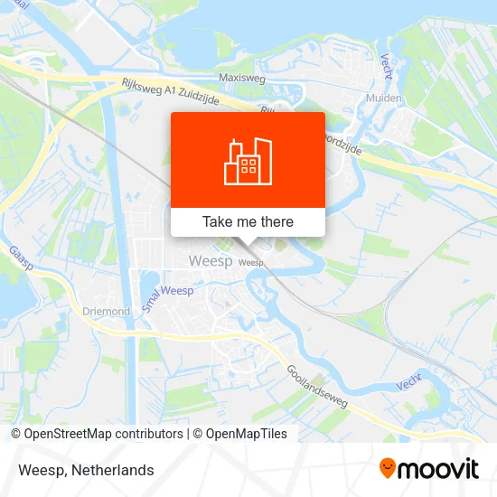 Weesp map