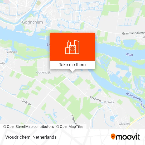 Woudrichem map
