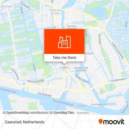 Zaanstad map