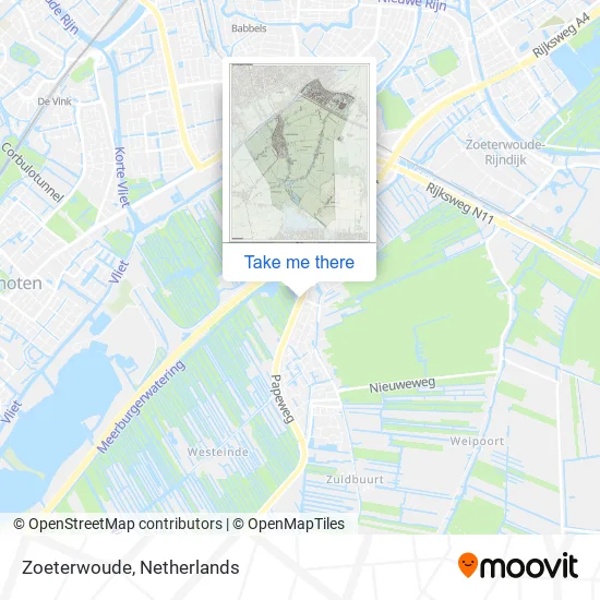 Zoeterwoude map